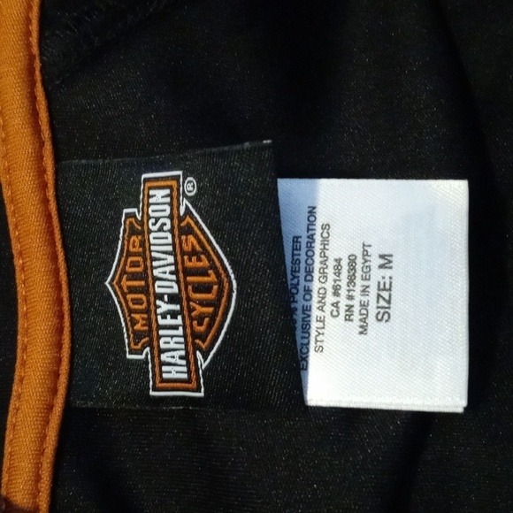 Harley Davidson Motorcycles Embroidered Logo Polo Shirt Performance - Picture 3 of 6